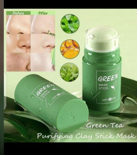 Green Mask Stick Black Head & Acne Remover - 100% Original